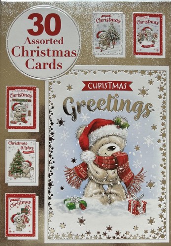 Christmas greetings assorted - christmas,
