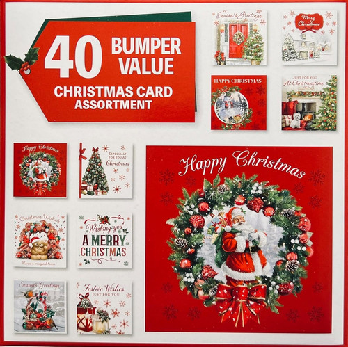 Christmas cards assortment box - assortment,
