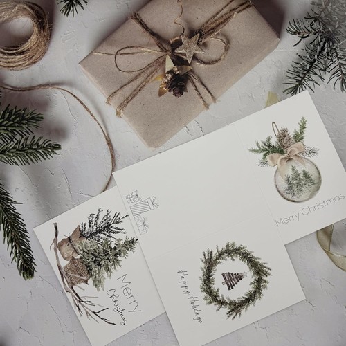 Boxed christmas cards pack - christmas,