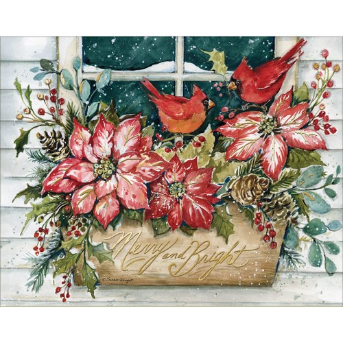 Merry bright greetings boxed - ,