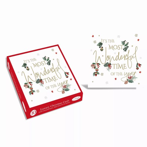 Box christmas cards - box, of